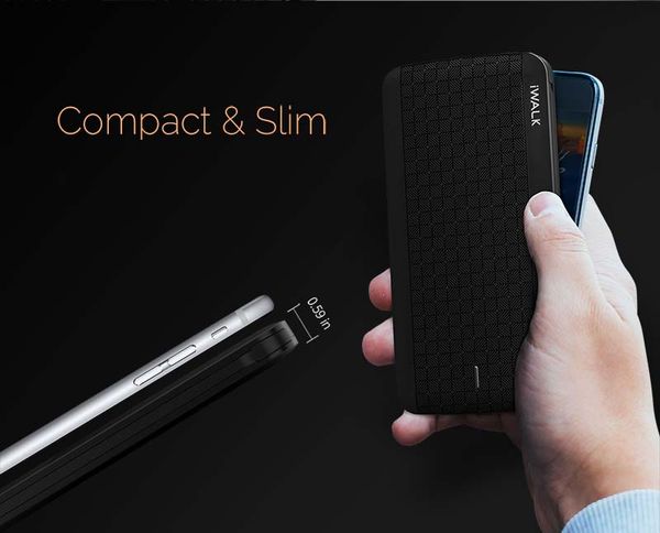 Sạc dự phòng iWalk UBT8000X 8000mAh đen