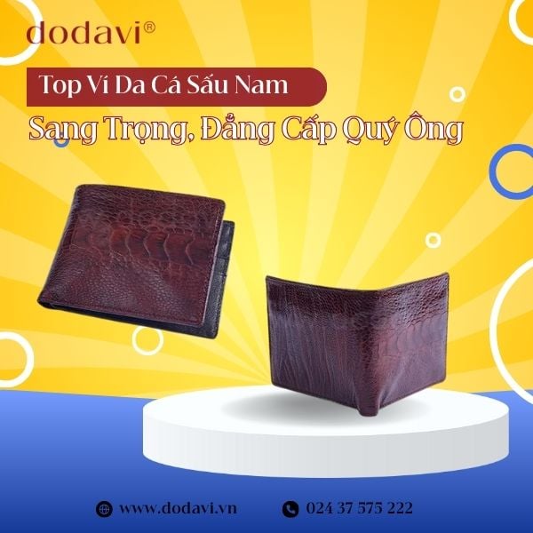 Top Ví Da Cá Sấu Nam - Sang Trọng, Đẳng Cấp Quý Ông