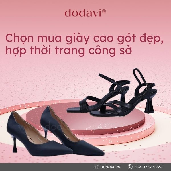 Chọn mua giày cao gót đẹp, hợp thời trang công sở