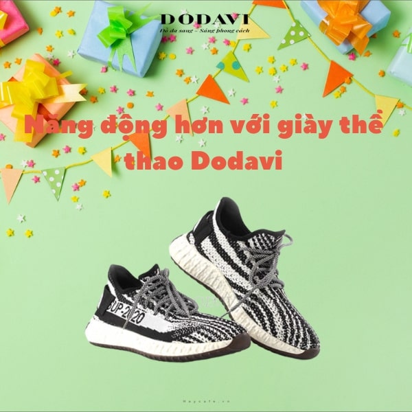 Năng động hơn với giày thể thao Dodavi