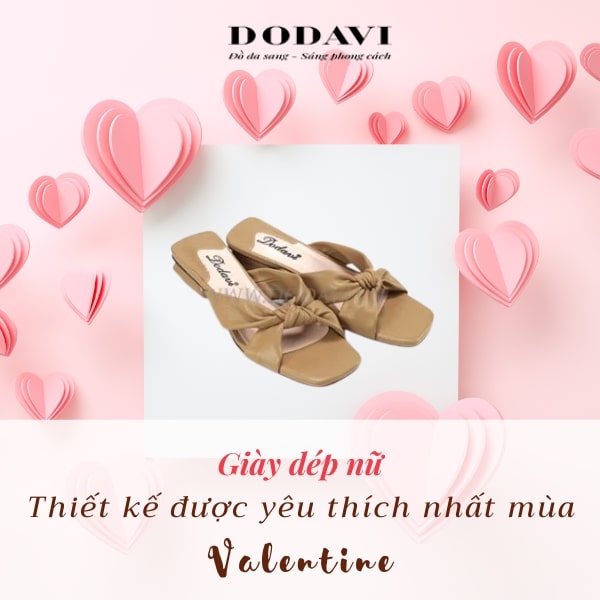 Giày dép nữ - thiết kế được yêu thích nhất mùa valentine