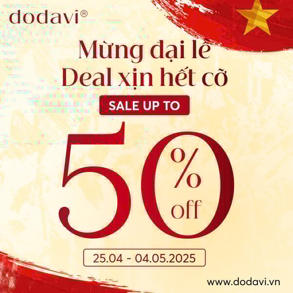 DODAVI tưng bừng khuyến mãi - Chào mừng đại lễ 30/4 &1/5