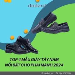 Top 4 mẫu giày tây nam nổi bật cho phái mạnh 2024