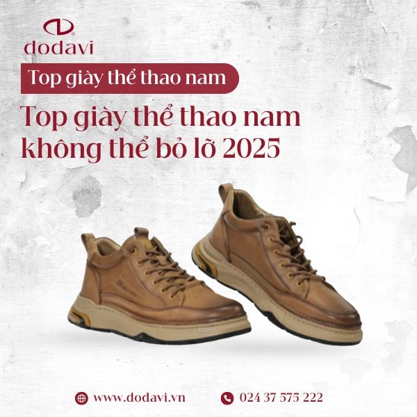 Bùng nổ phong cách: Top giày thể thao nam không thể bỏ lỡ 2025