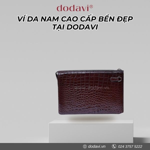 Ví da nam cao cấp bền đẹp tại Dodavi