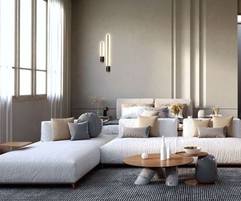 DERGO VIETNAM - Kích thước sofa chữ L cho phòng khách chuẩn nhất hiện nay