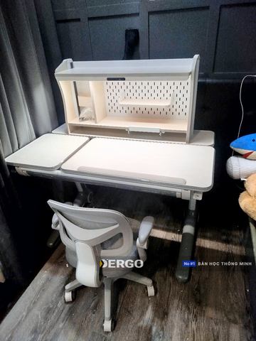 DERGO - Nội thất sức khoẻ - KH: Vi Thảo Ly (Hưng Yên)- Bộ bàn học thông minh Hanover D15 Pro