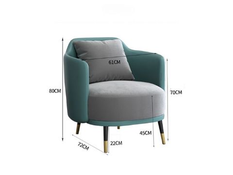 DERGO VIETNAM - Kích thước ghế sofa đơn, ghế Armchair chuẩn nhất hiện nay