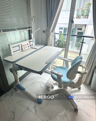 DERGO - Nội thất sức khoẻ - KH: Lâm Hoàng Sơn (Lâm Đồng)- Bộ bàn học Hanover D01M + Ghế Miller M2