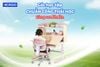 Ghế chống gù kết hợp bàn học thông minh - Bộ đôi bảo vệ sức khỏe bé yêu toàn diện