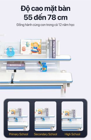 DERGO - Nội Thất Sức Khoẻ - Tiêu chuẩn kích thước bàn học sinh cấp 2 chuẩn Ergonomics