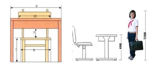 DERGO - Nội Thất Sức Khoẻ - Kích thước bàn ghế học sinh cấp 3 chuẩn giúp trẻ ngồi học không mỏi