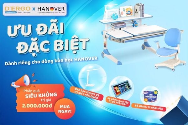 Bàn học thông minh chống gù