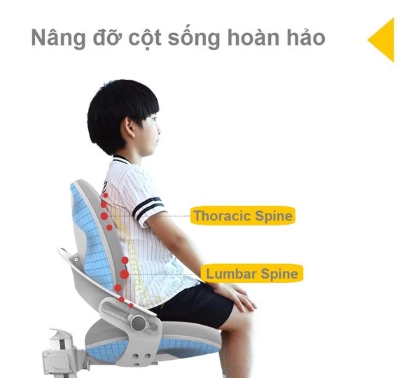 Ghế ngồi học chống gù giúp nâng đỡ cột sống hoàn hảo