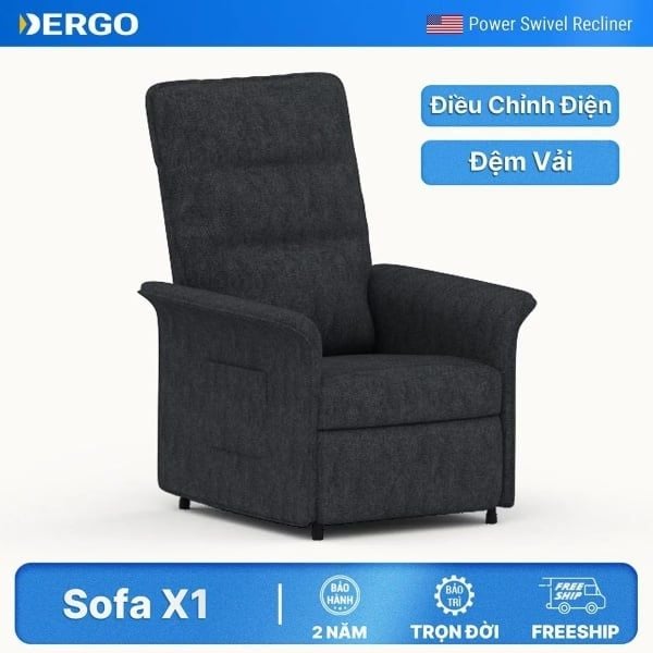 Ghế Sofa chỉnh điện hiện đại FlexiSpot Power Recliner X1