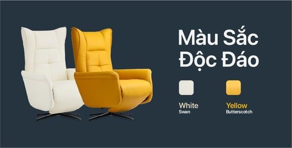 Ghế sofa điện xoay 360 thư giãn nhiều màu ANGEL