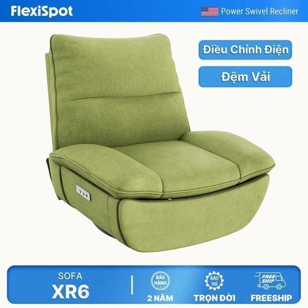 Sofa chung cư chỉnh điện FlexiSpot Lotus XR6