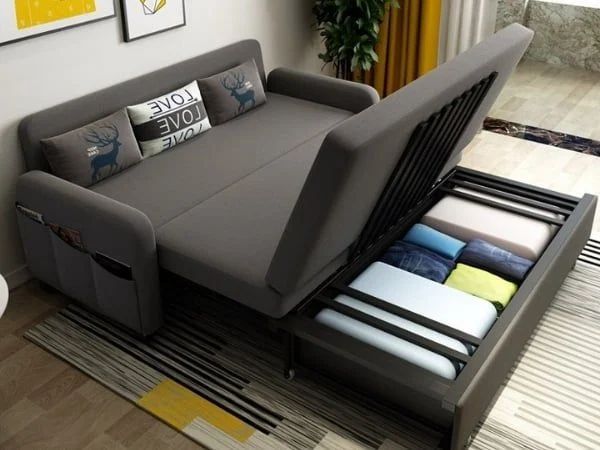 Sofa giường tích hợp kho lưu trữ đồ tiện lợi