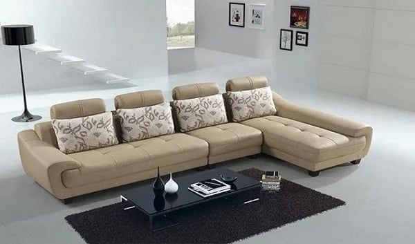 Sofa đặt ở giữa phòng khách