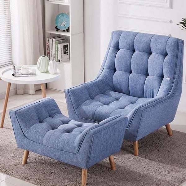 Ghế sofa thư giãn kết hợp để chân