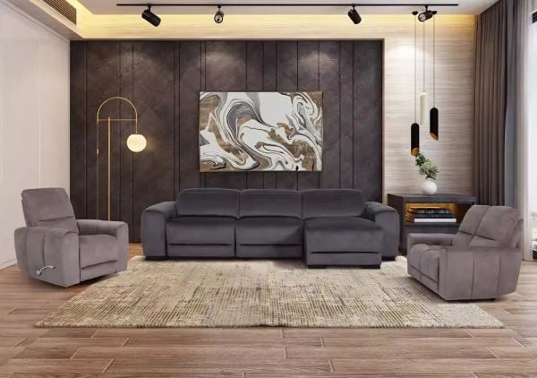 Sofa nhập khẩu da cao cấp