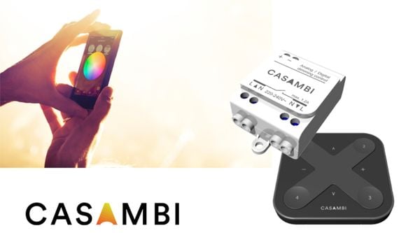 Điều khiển chiếu sáng CASAMBI | 4 Sản phẩm CASAMBI bán chạy hiện nay