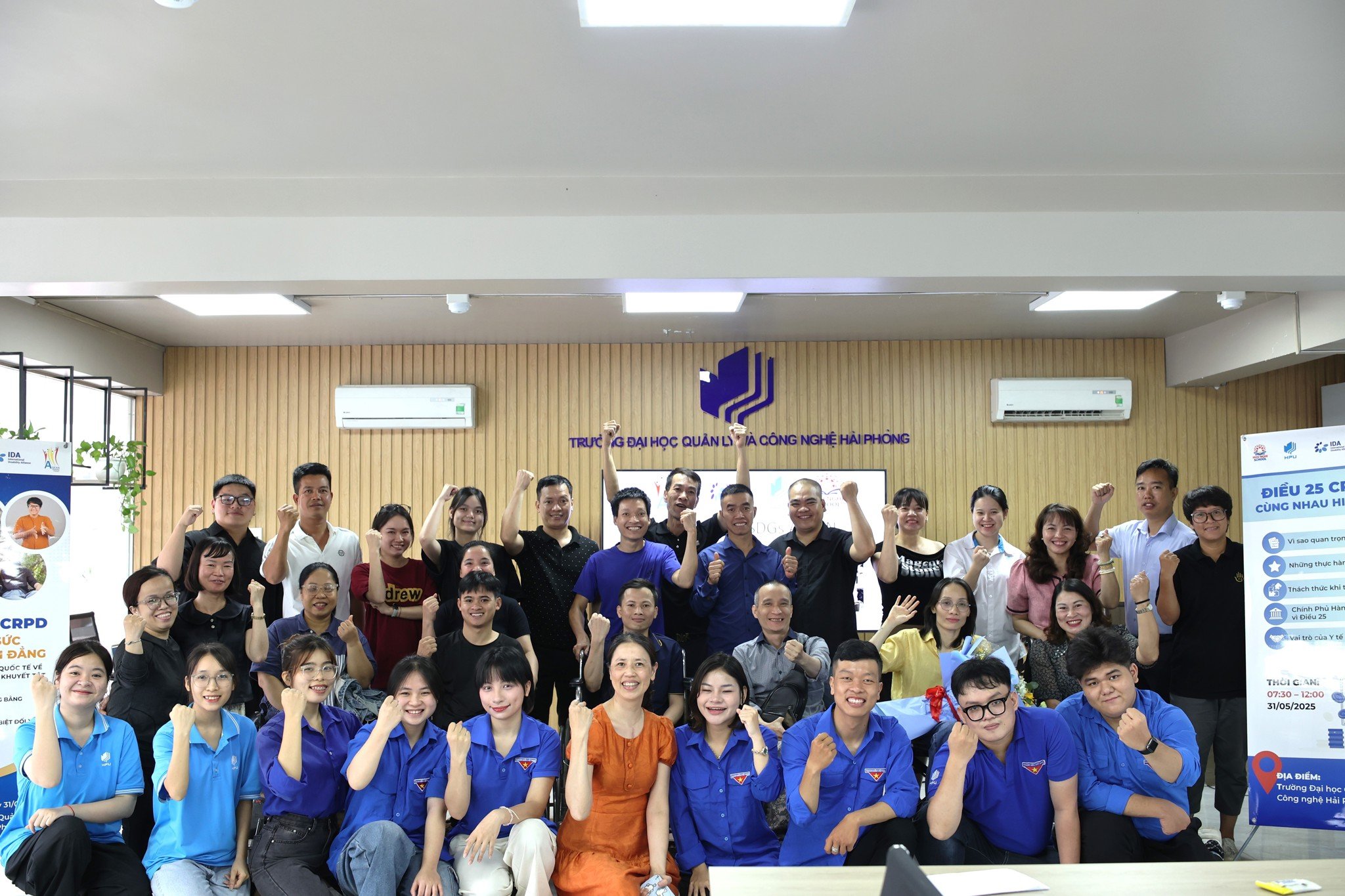 HPU Đồng hành cùng Chương trình Tập huấn về Chăm sóc Sức khỏe cho người Khuyết tật