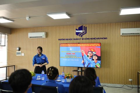 Tuổi trẻ HPU sôi nổi tham gia Cuộc thi Tìm hiểu Lịch sử Đảng bộ Trường Đại học Quản lý và Công nghệ Hải Phòng