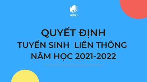 Quyết định tuyển sinh liên thông năm học 2021-2022