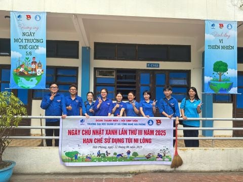 Tuổi trẻ HPU hành động vì môi trường: Ngày Chủ Nhật xanh lần thứ III