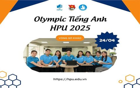 Khởi động cuộc thi Olympic Tiếng Anh HPU 2025