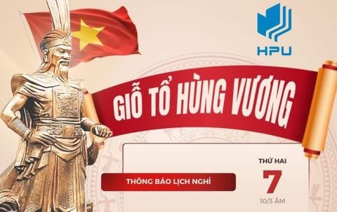 Thông báo nghỉ giảng dạy học tập vào ngày lễ Giỗ tổ Hùng Vương 2025