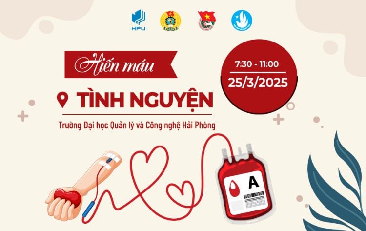 Ngày Hội Hiến Máu Nhân Đạo HPU 2025: Một Giọt Máu Cho Đi, Một Cuộc Đời Ở Lại