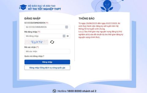 Hướng dẫn thanh toán trực tuyến lệ phí xét tuyển Đại học 2025