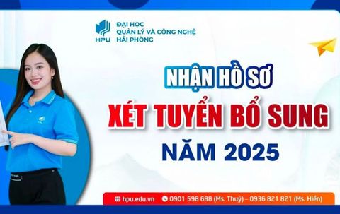 Thông báo tuyển sinh bổ sung hệ đại học năm 2025