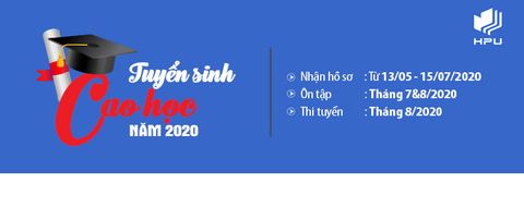 Thông báo tuyển sinh cao học năm 2020
