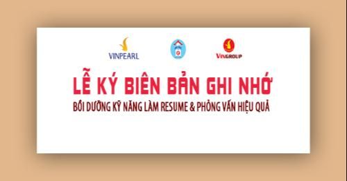 Lễ ký biên bản ghi nhớ giữa Trường Đại học Dân Lập Hải Phòng và Công ty TNHH Quản lý Vinpearl