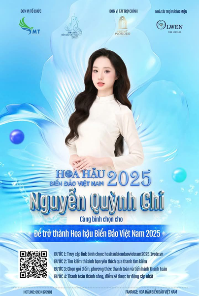 Nguyễn Quỳnh Chi – Sinh viên HPU tại Hoa hậu Biển đảo Việt Nam 2025