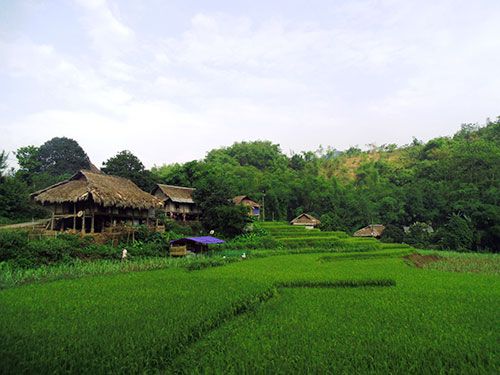 Sinh viên ngành Văn hóa du lịch đi thực tế tại Cao Phong - Hòa Bình