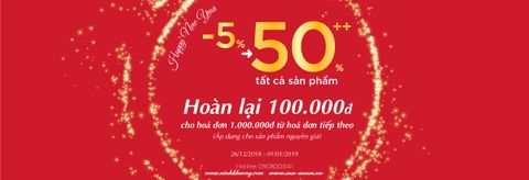 Giảm 5% - 50% tất cả sản phẩm thêu tay