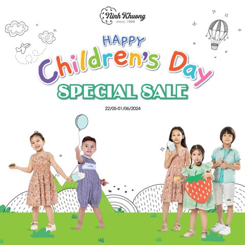 Mừng Quốc tế Thiếu nhi với ưu đãi siêu hấp dẫn
