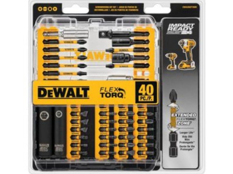 Bộ mũi vít 40 chi tiết DeWalt DWA2T40IR