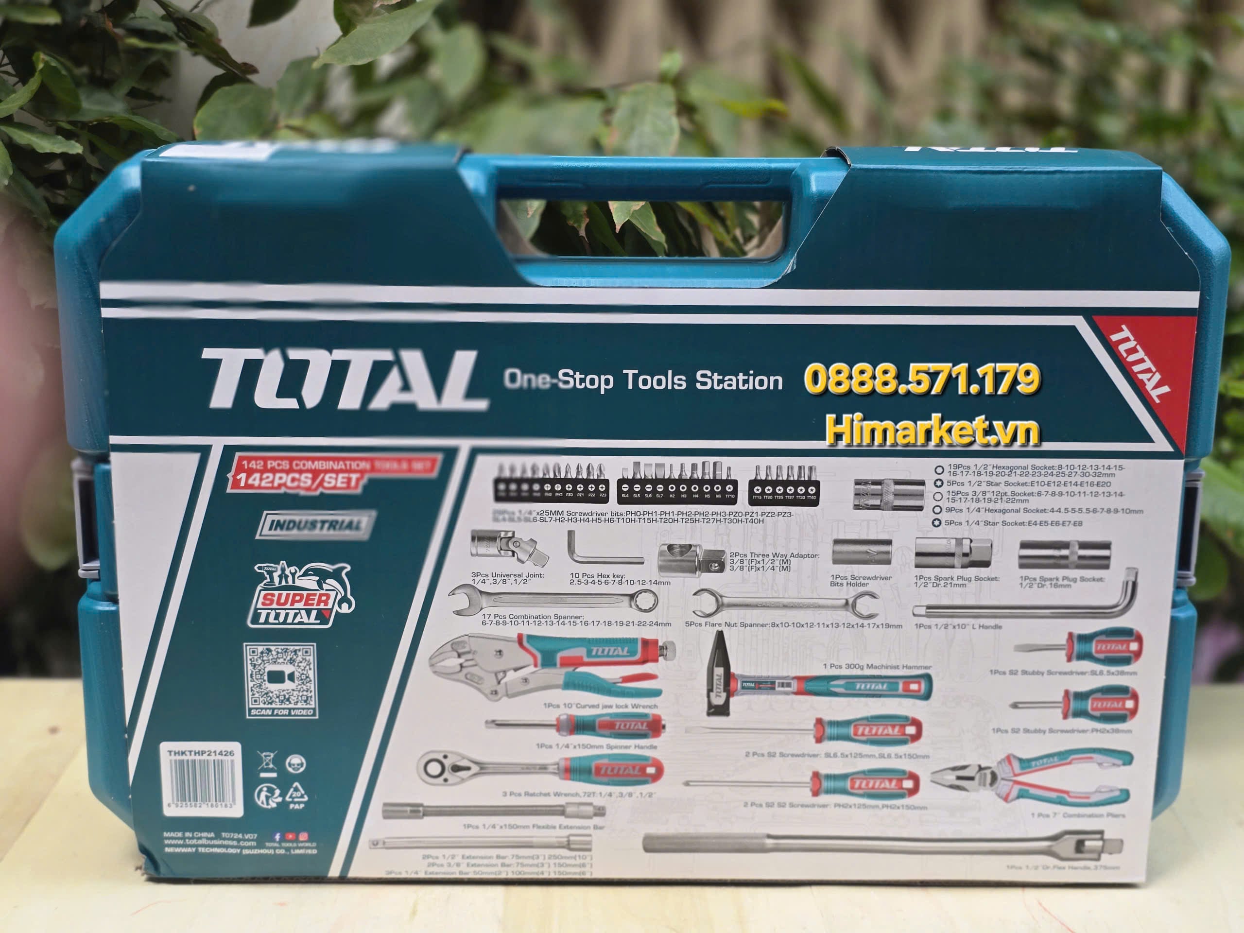 Toàn bộ các chi tiết trong hộp đựng