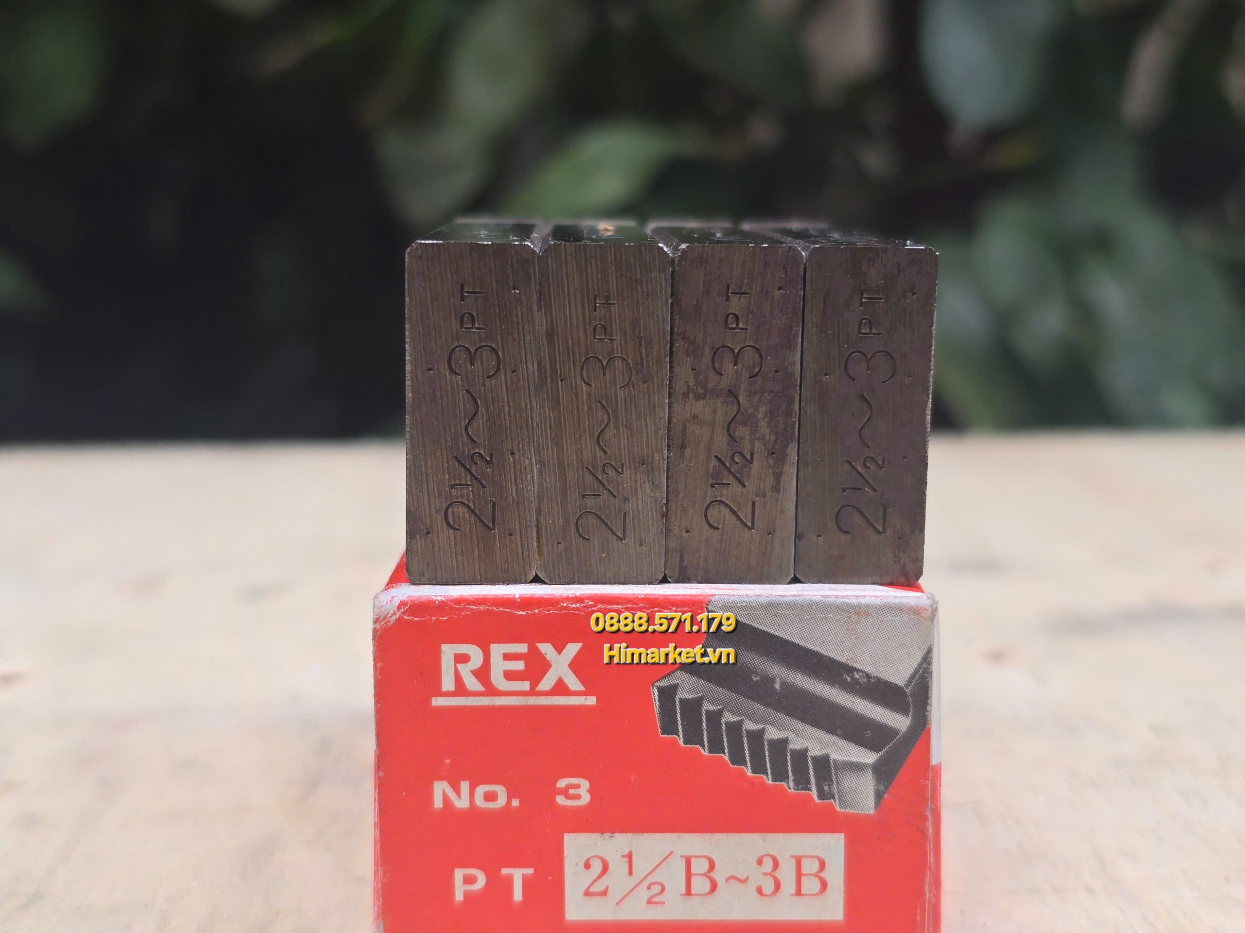 Chi tiết các lưỡi dao tiện ren Rex 2.1/2-3 inch