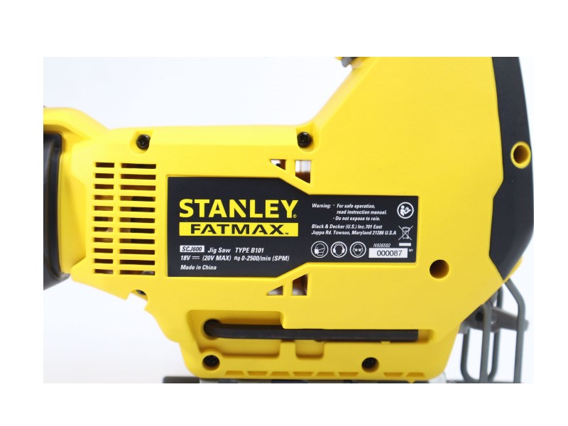 Chi tiết kỹ thuật máy cưa lọng Stanley SCJ600-B1