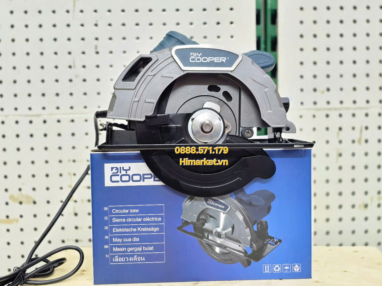 Mặt bên của máy cưa đĩa Cooper CP3603B