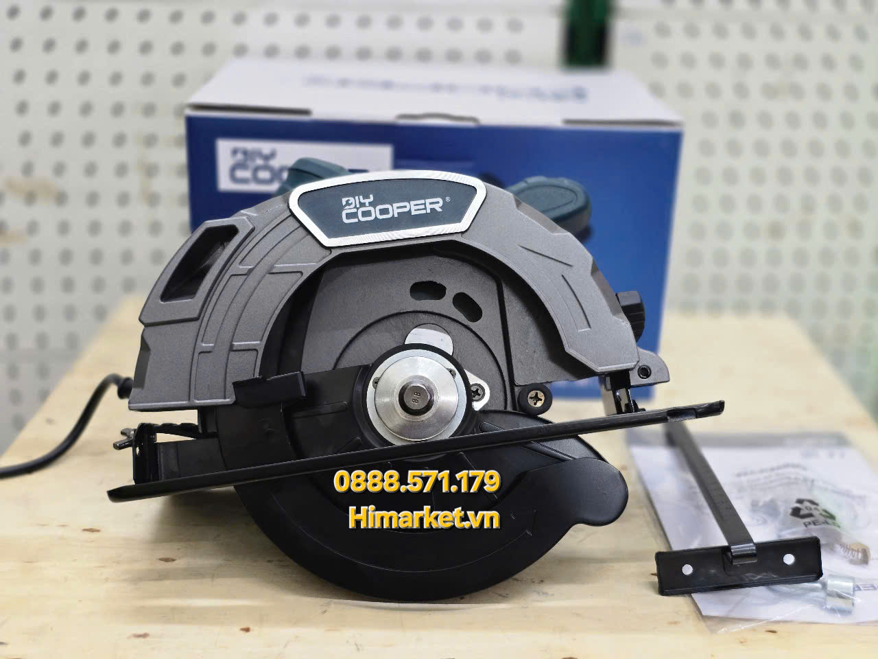 Góc cắt có thể điều chỉnh của máy cưa đĩa Cooper