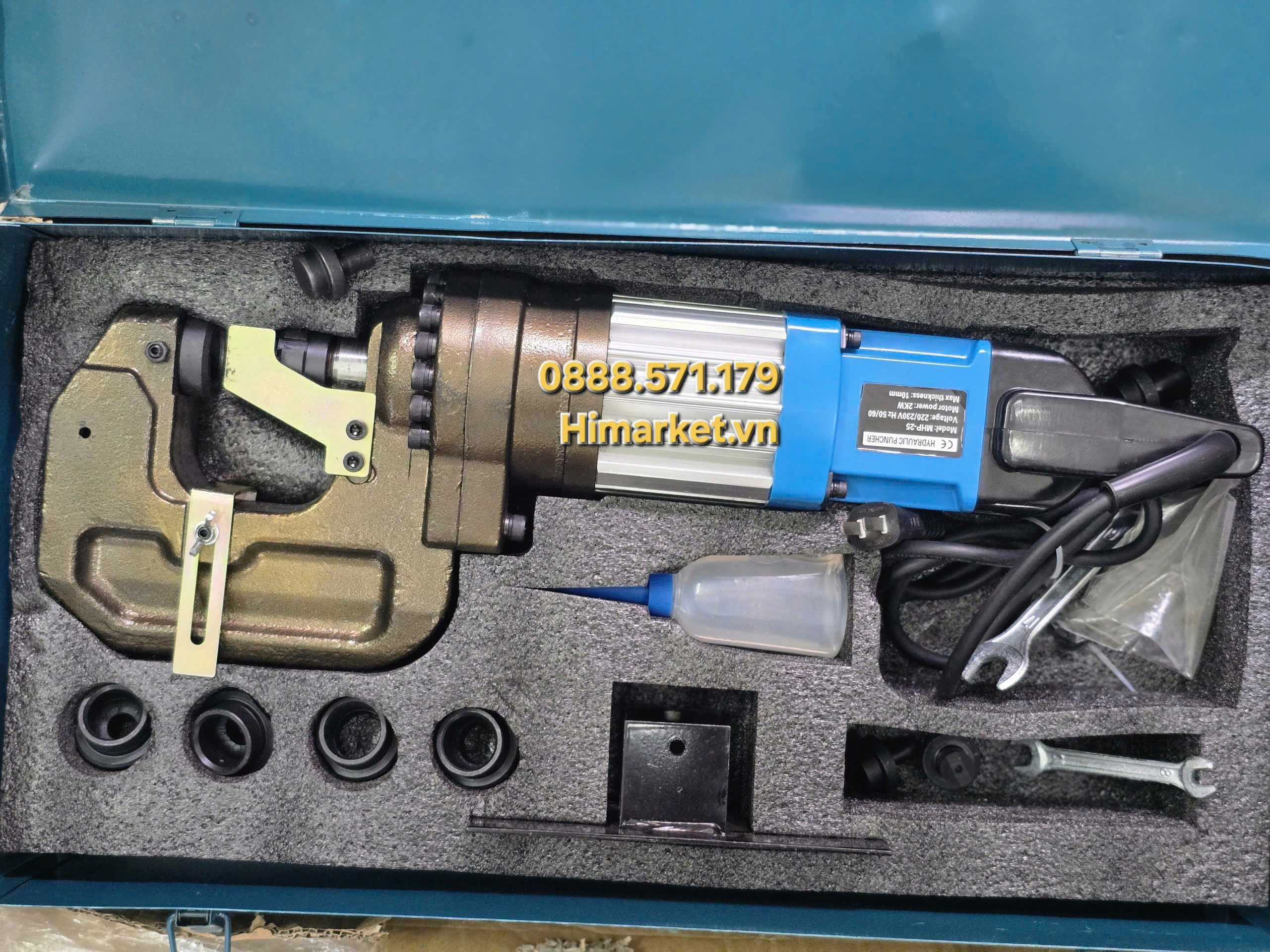 Cận cảnh đầu đột của máy MHP-25