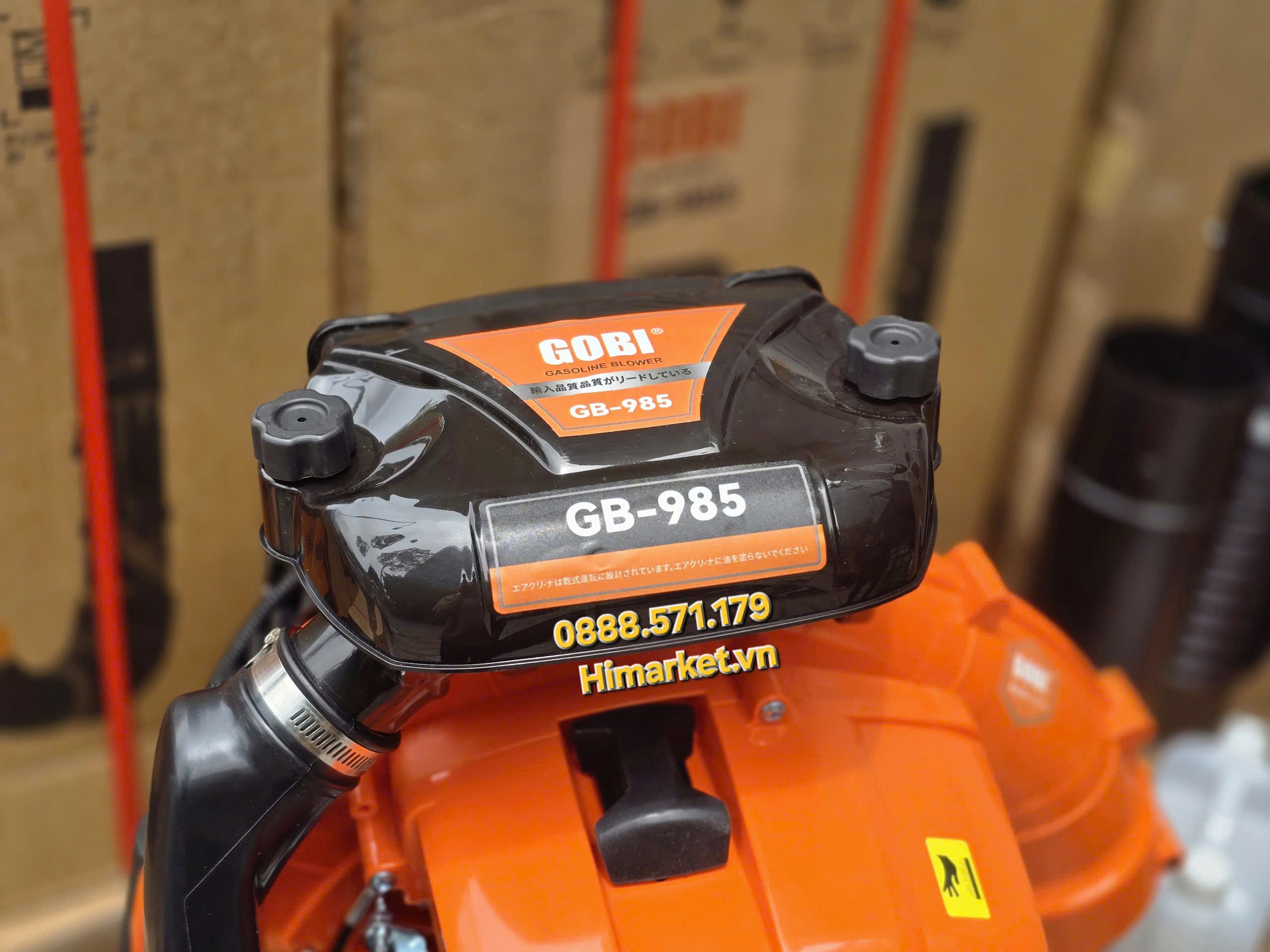 Hệ thống ống thổi và tay cầm của máy GOBI