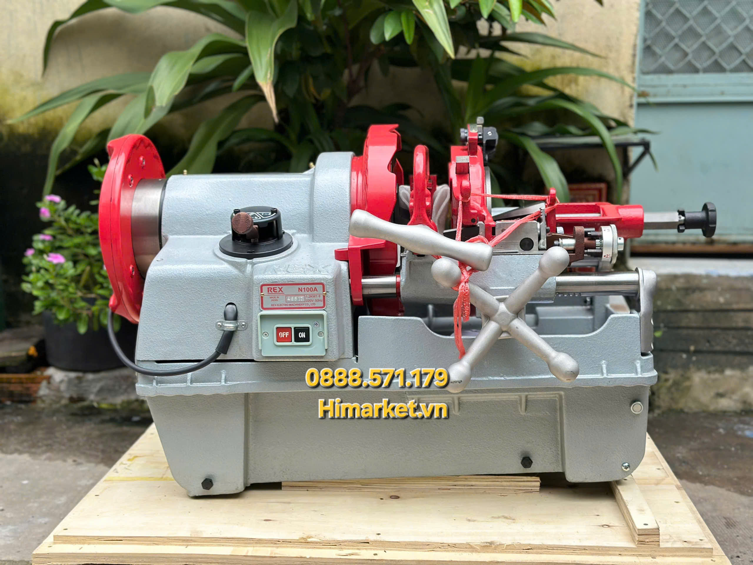 Máy tiện ren ống Rex Nhật N100A